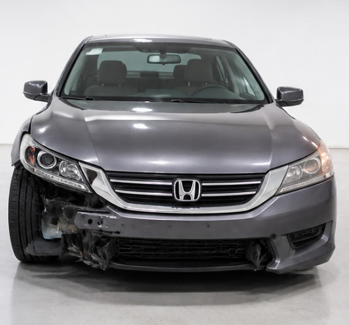 2014 Honda Accord EX-L (salvage) — front three-quarter view