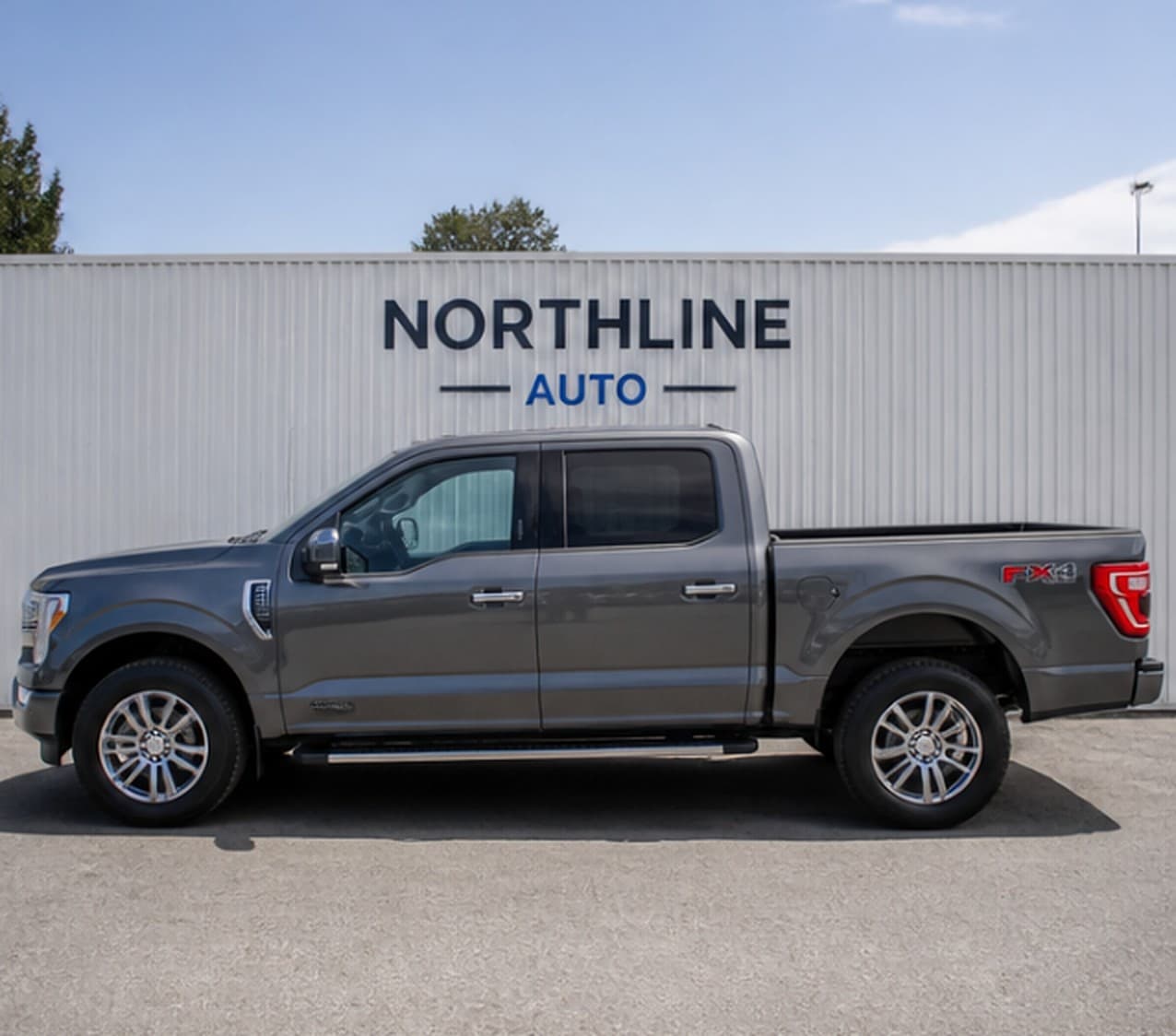 2021 Ford F-150 Lariat — side profile