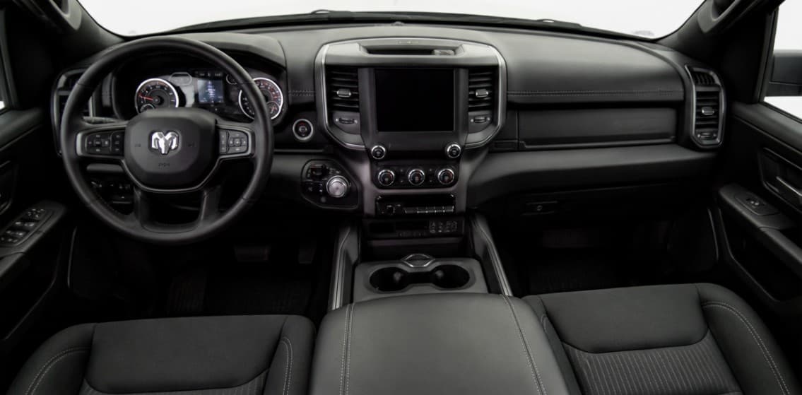 2012 Ram 1500 Sport (salvage) — interior and dashboard