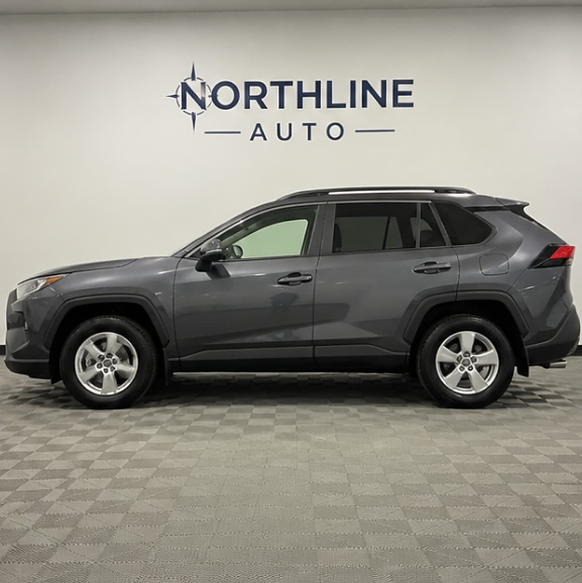 2020 Toyota RAV4 XLE AWD — side profile